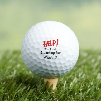Funny Lost Ball Custom Name Golf Ball ゴルフボール