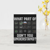 Funny Lot Design For Men Women Airplane Airline Lo カード (黄色い花)