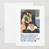 Funny Love Cute – May You Find Your Zohran & Rama シーズンカード (正面/裏面)