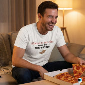 Funny Love Is In The Air That's Pizza Anti-Valenti トライブレンドTシャツ