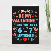 Funny Love Quote 6 7 Shirt Six Seven Meme Valentin カード (正面)