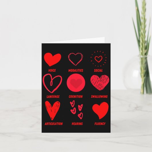 Funny Lsp Speech Language Pathologist Valentines  カード (正面)