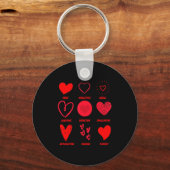 Funny Lsp Speech Language Pathologist Valentines キーホルダー (正面)