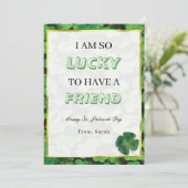 Funny Lucky Friend St. Patrick’s Day Greeting Card シーズンカード (スタンド正面)