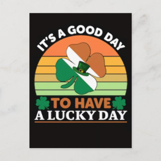 Funny Lucky Goose St Patricks Day Design ポストカード