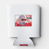 Funny Lula Meme with Sunglasses 缶クーラー (裏面)