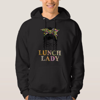 Funny Lunch Lady School Food Service Cafeteria Wor パーカ