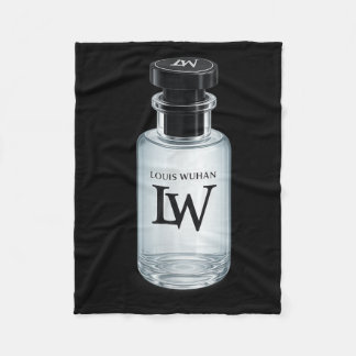Funny LW Glass Bottle Sprayer Meme フリースブランケット
