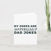 Funny Ly New Dad Daddy Jokes Fathers Day  カード (正面)