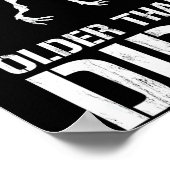 Funny Ly Older Than Dirt Birthday Novelty  ポスター (角)