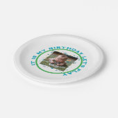 Funny Mad Baby Playing Cards ペーパープレート (アングル)