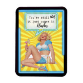 Funny Magnet Best Friend Gift "Hot" マグネット (縦)