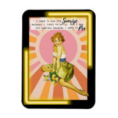 Funny Magnet Best Friend Gift "Sunrise" マグネット (縦)