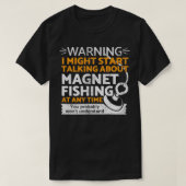 Funny magnet fishing tシャツ (デザイン正面)
