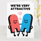 Funny Magnet Love Valentine Greeting Card カード (黄色い花)