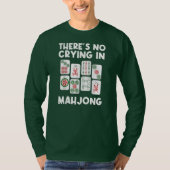 Funny Mahjong Gift For Men Women Tile Game Lover Tシャツ (正面)