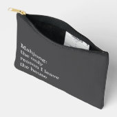 Funny Mahjong Introvert Relatable Saying Humor アクセサリーポーチ (見開き)