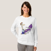 Funny Male Dentist and Purple Dental Chair Tシャツ (正面フル)