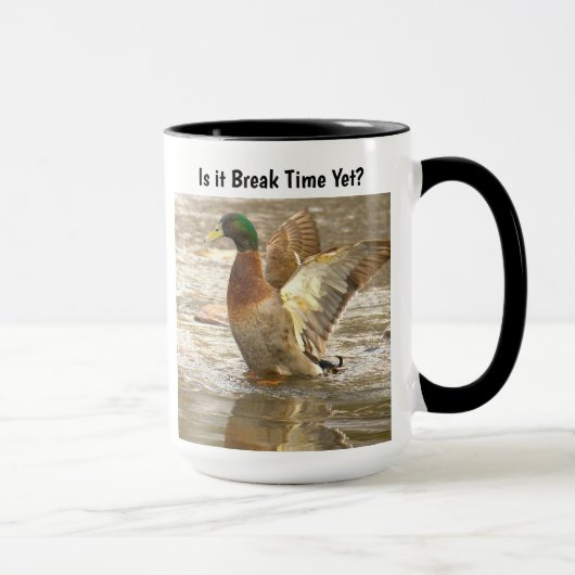 Funny Mallard Duck Mug マグカップ (右)