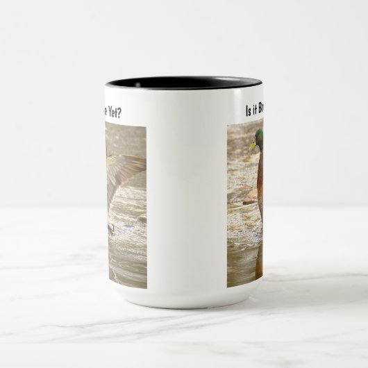 Funny Mallard Duck Mug マグカップ (中央)