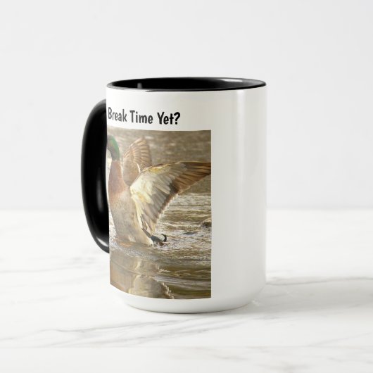 Funny Mallard Duck Mug マグカップ (正面左)