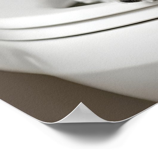 Funny Maltese Dog Bathroom Print, Newspaper Art ポスター (角)