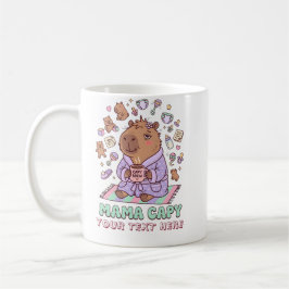 Funny Mama Capy Mother's Day Tired Mom Gift コーヒーマグカップ