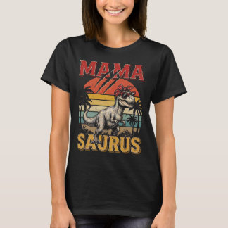 Funny Mamasaurus T Rex Dinosaur Bandana Retro Mom Tシャツ