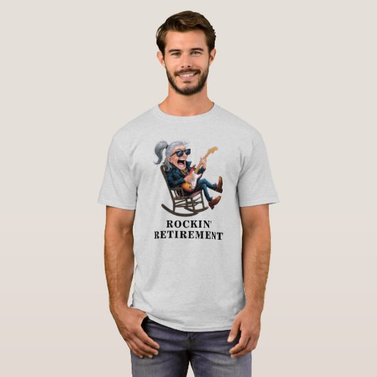 Funny Man Retirement Tシャツ (正面フル)