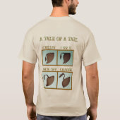 Funny Man Wild Bison American Buffalo T-shirt Tシャツ (裏面)