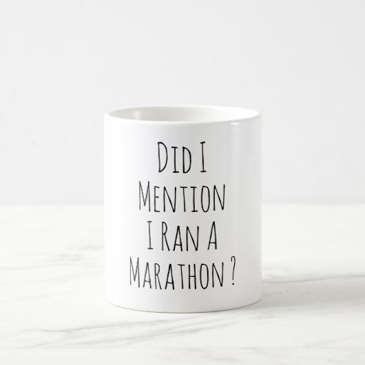 Funny Marathon Runner Marathoner Running Joke コーヒーマグカップ (中央)