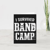 Funny Marching Band Gifts - I Survived Band Camp  カード (正面)