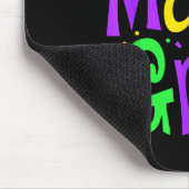 Funny Mardi Gras Parade Outfit Jester Hat Men Wome マウスパッド (コーナー)