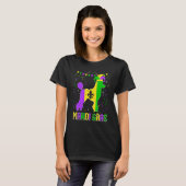 Funny Mardi Gras Poodle Dog Dad Mom Mardi Gras Tシャツ (正面フル)