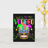 Funny Mardi Gras Shirt New Orleans Shirts Mardi Gr カード (黄色い花)