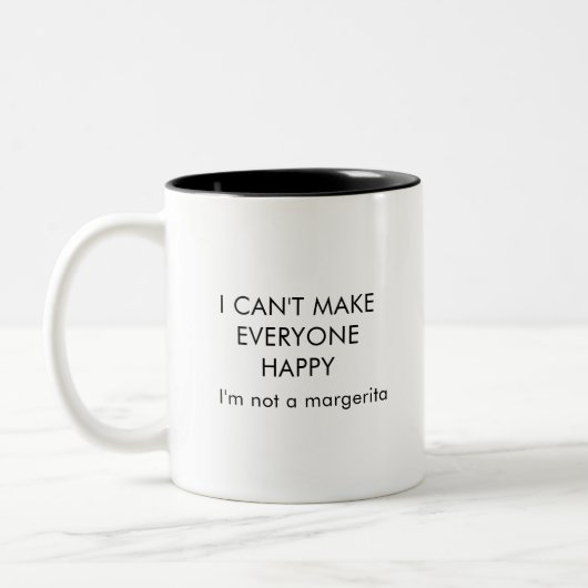 Funny Margarita Coffee Mug ツートーンマグカップ (左)