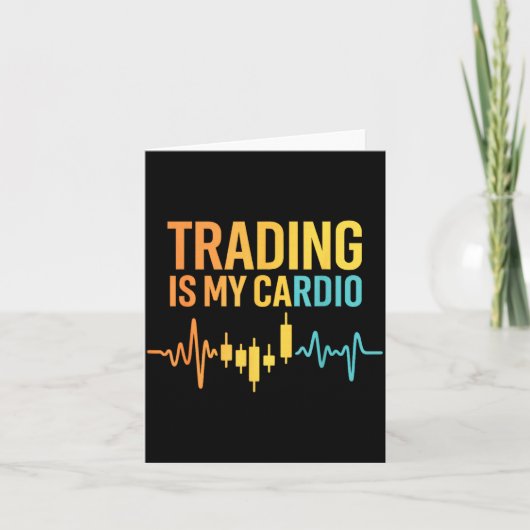 Funny Market For Trader Dad, Trading Quotes Stocks カード (正面)