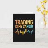 Funny Market For Trader Dad, Trading Quotes Stocks カード (黄色い花)