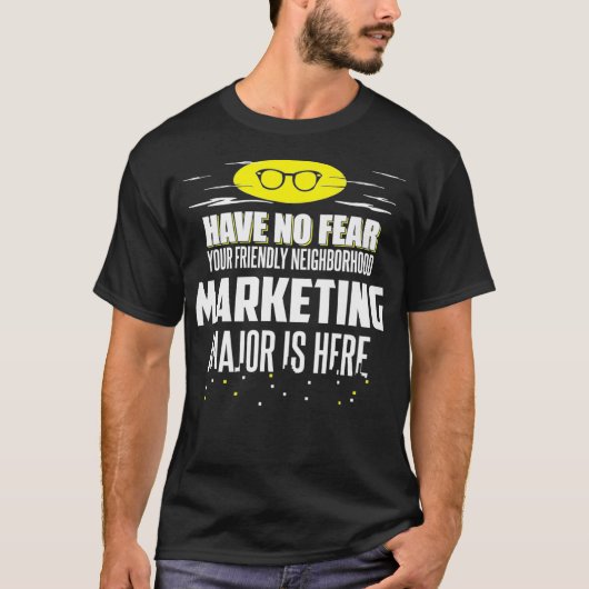 Funny Marketing Major Design Have No Fear Premium  Tシャツ (正面)