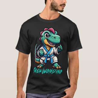 Funny Martial Arts Karate Taekwondo Dino Animal Cu Tシャツ