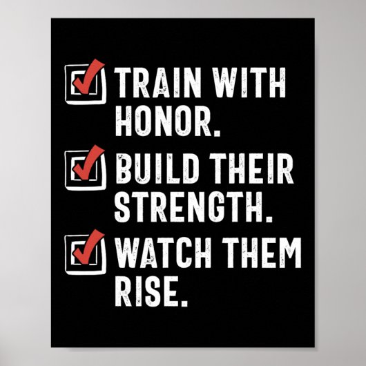 Funny Martial Arts Teacher Karate Instructor Sense ポスター (正面)