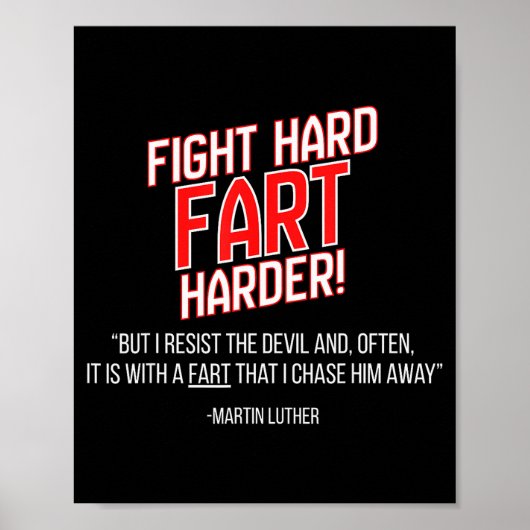 Funny Martin Luther Reformation Quote  ポスター (正面)