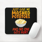 Funny Mashed Tato Design For Men Women Mash Mashed マウスパッド (マウス)