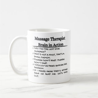 Funny Massage Therapist コーヒーマグカップ