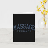 Funny Massage Therapist Muscle Therapy Funny カード (黄色い花)
