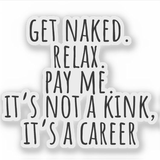 Funny Massage Therapy  シール (正面)