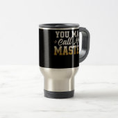 Funny Masters Degree Designs For Men Women MBA トラベルマグ (正面右)