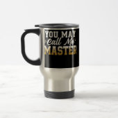 Funny Masters Degree Designs For Men Women MBA トラベルマグ (左)