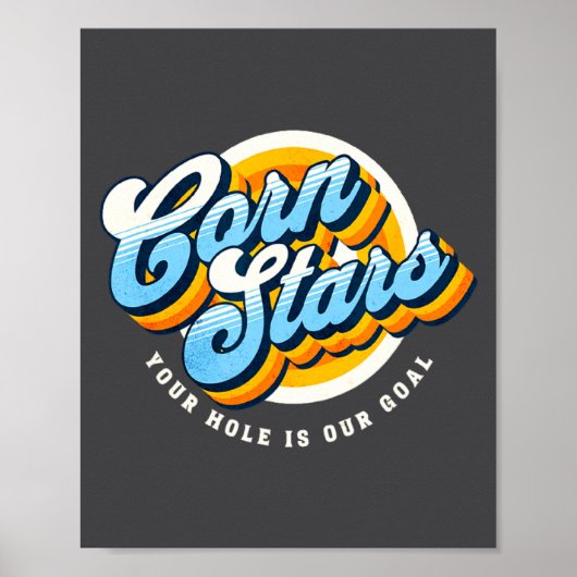 Funny Matching Cornhole Uniforms Corn Stars Cornst ポスター (正面)