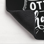 Funny Matching Couple His And Her Otter Half Valen マウスパッド (コーナー)